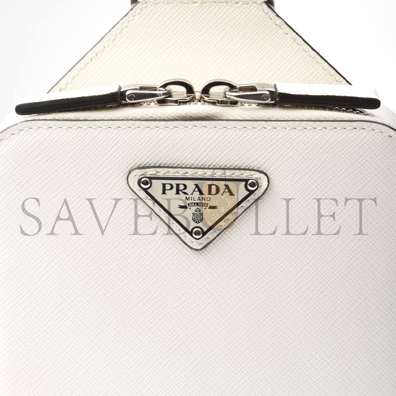 PRADA BRIQUE SAFFIANO LEATHER BAG 2VZ106 (20*14*4cm) PRADA BRIQUE SAFFIANO LEATHER BAG 2VZ106 (20*14*4cm)